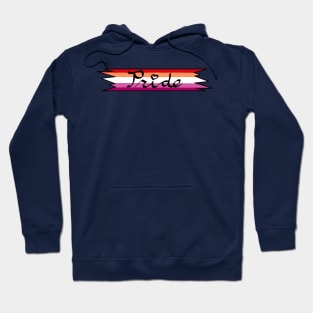 Lesbian Pride Ribbon Hoodie